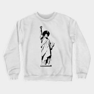 Black Lady Liberty Crewneck Sweatshirt